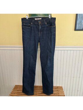 J Brand Womens Dark Wash Straight Leg Jeans Size 29 Classic Denim USA-Made